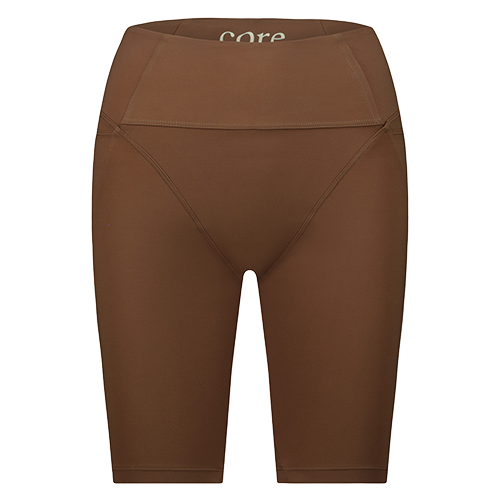 Edge Biker Shorts - Cocoa Brown, XS