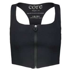 Empower Zip Bra - Black, XS